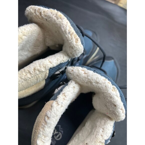 New Balance Womens Winter Hiking Boots Size 8.5 Navy Vibram Sole Primaloft - Picture 10 of 10